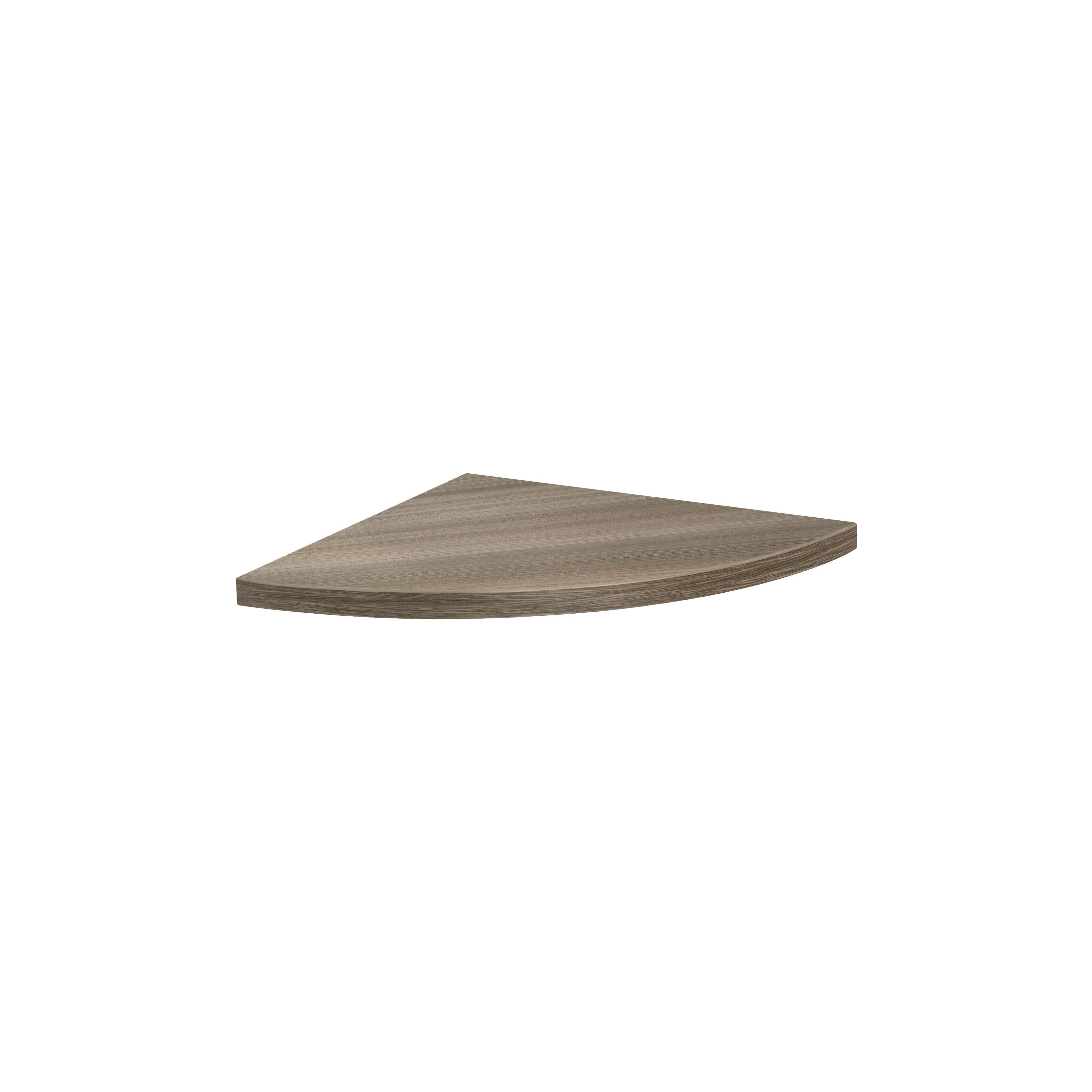 LITE Corner Shelf Board - Space Saving Floating Shelves for Bathroom, Kitchen, Bedroom & Office Storage - Easy Install Wall Mounted Corner Shelves for Home Organization