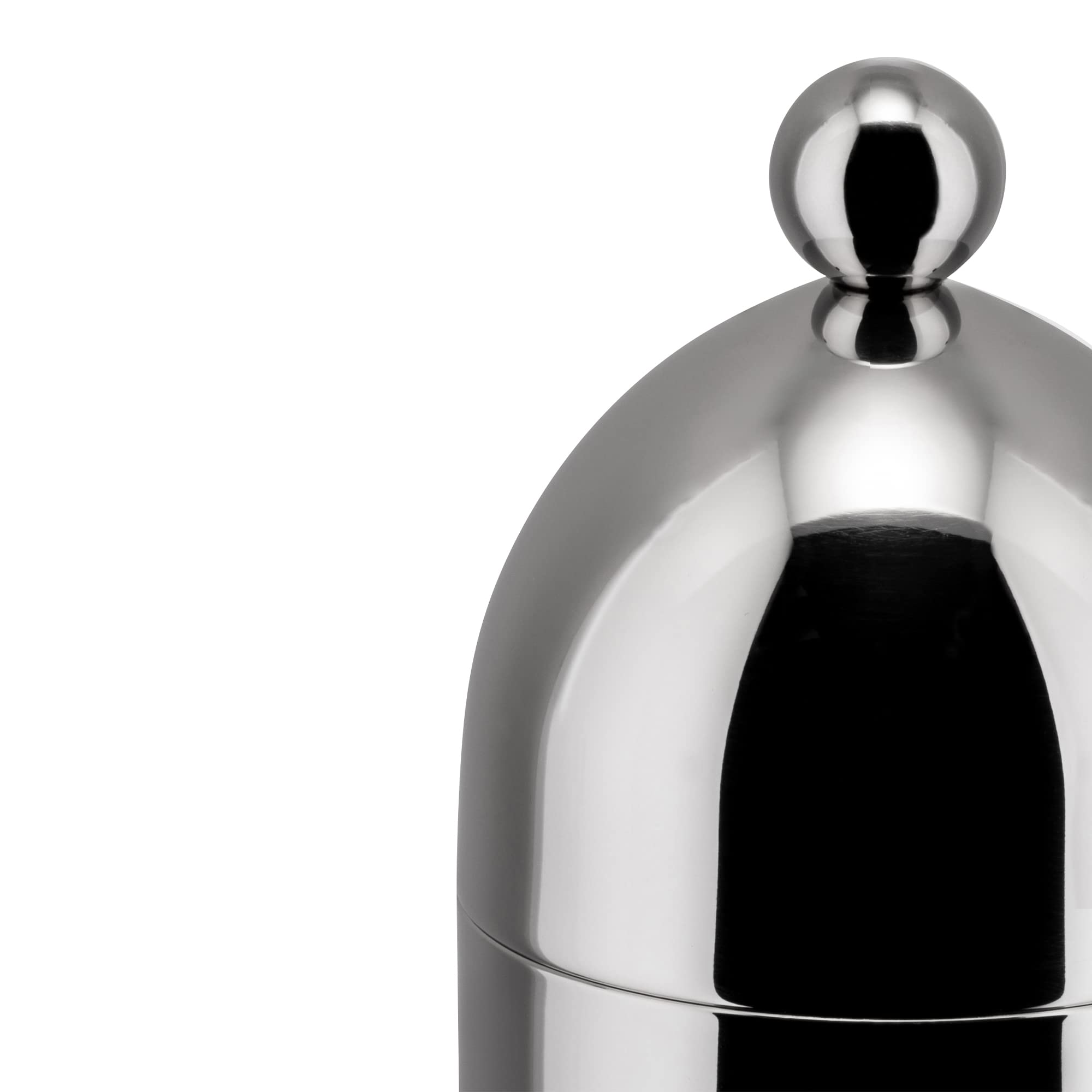 Alessi Stainless Steel Sugar Bowl with Spoon - Elegant Sugar Container for Coffee, Tea & Desserts | Perfect for Home, Kitchen & Dining Table Decor
