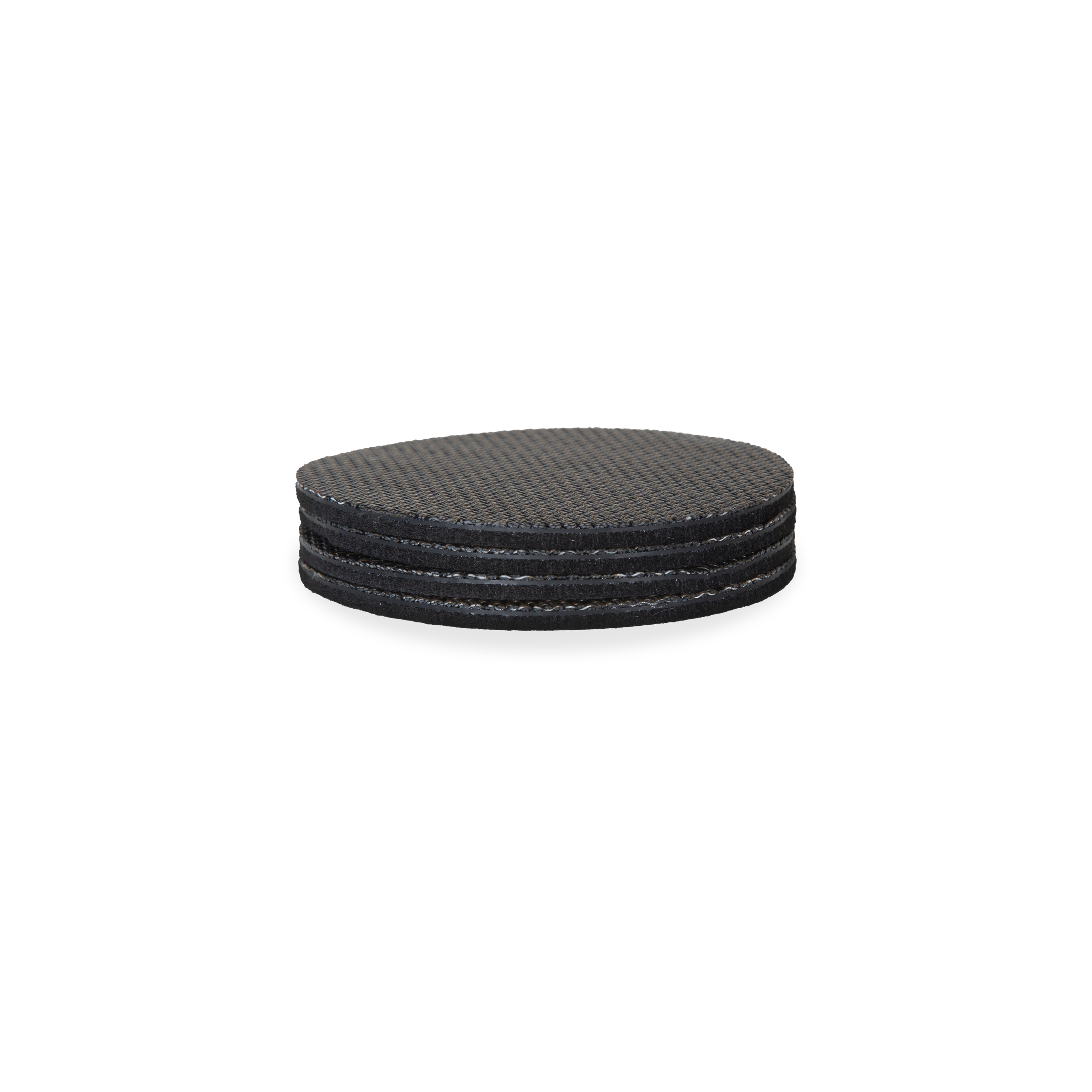 Mini Basketweave Coaster Set - 4 Pack Absorbent Cork Coasters for Hot & Cold Drinks - Perfect for Coffee Tables, Dining Tables, and Home Decor