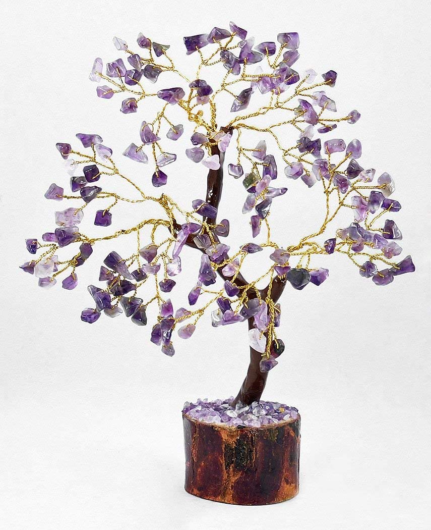 Feng Shui Crystal Gem Tree for Chakra Healing & Positive Energy | Handmade Spiritual Decor for Home, Office, Meditation Space | Odishabazaar (OBT-18)