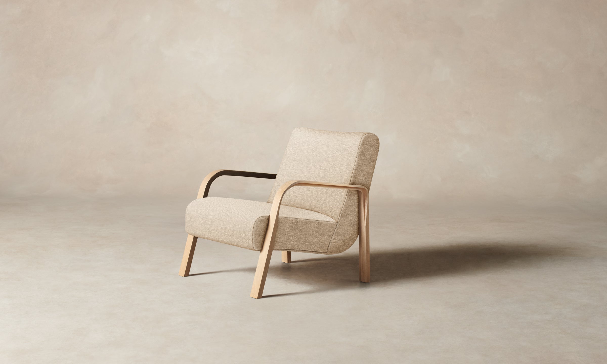 Premium Felix Chair - High-Performance Woven Chenille Upholstery in Desert Beige | Modern Living Room, Office & Lounge Seating Furniture