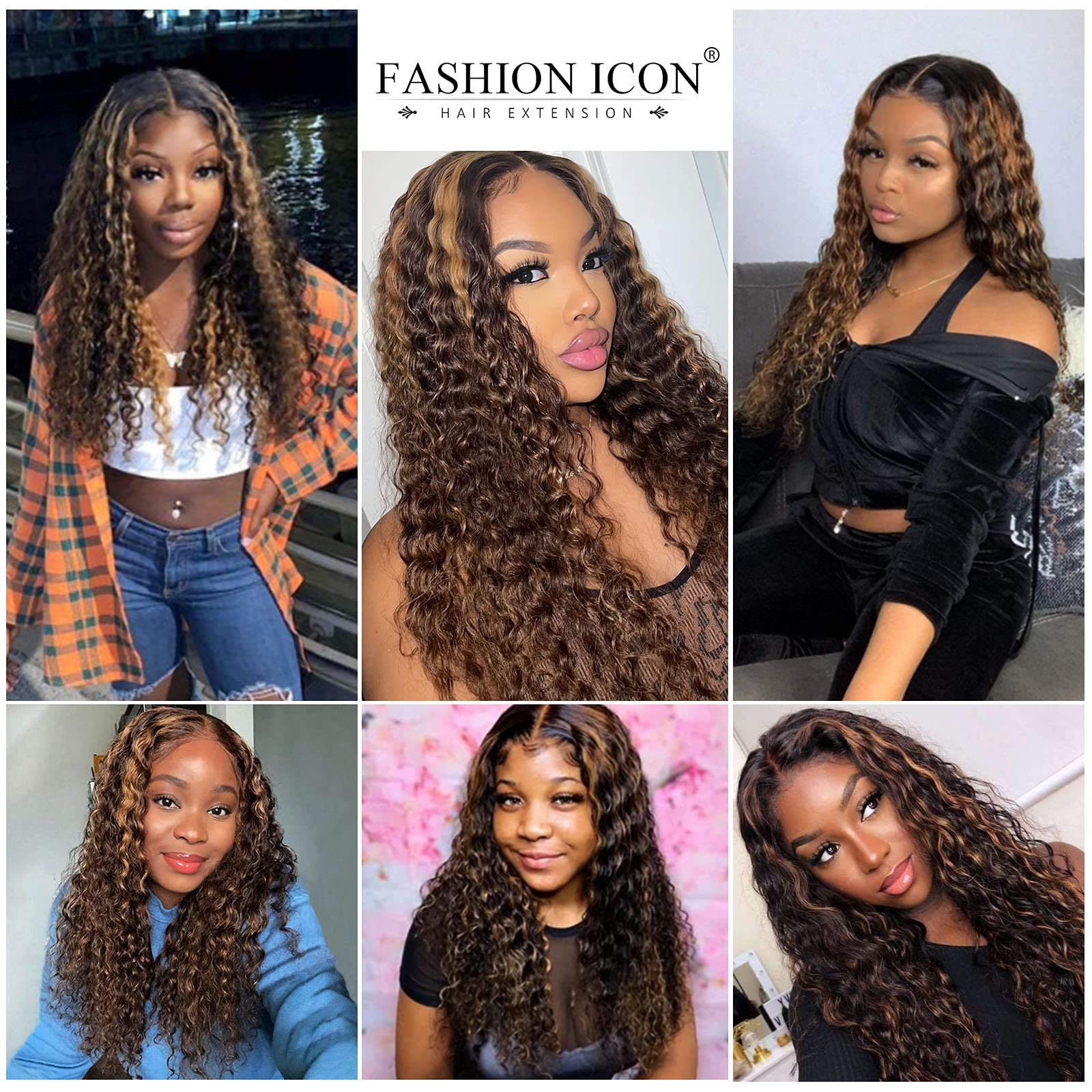 Deep Wave Clip-In Hair Extensions 24