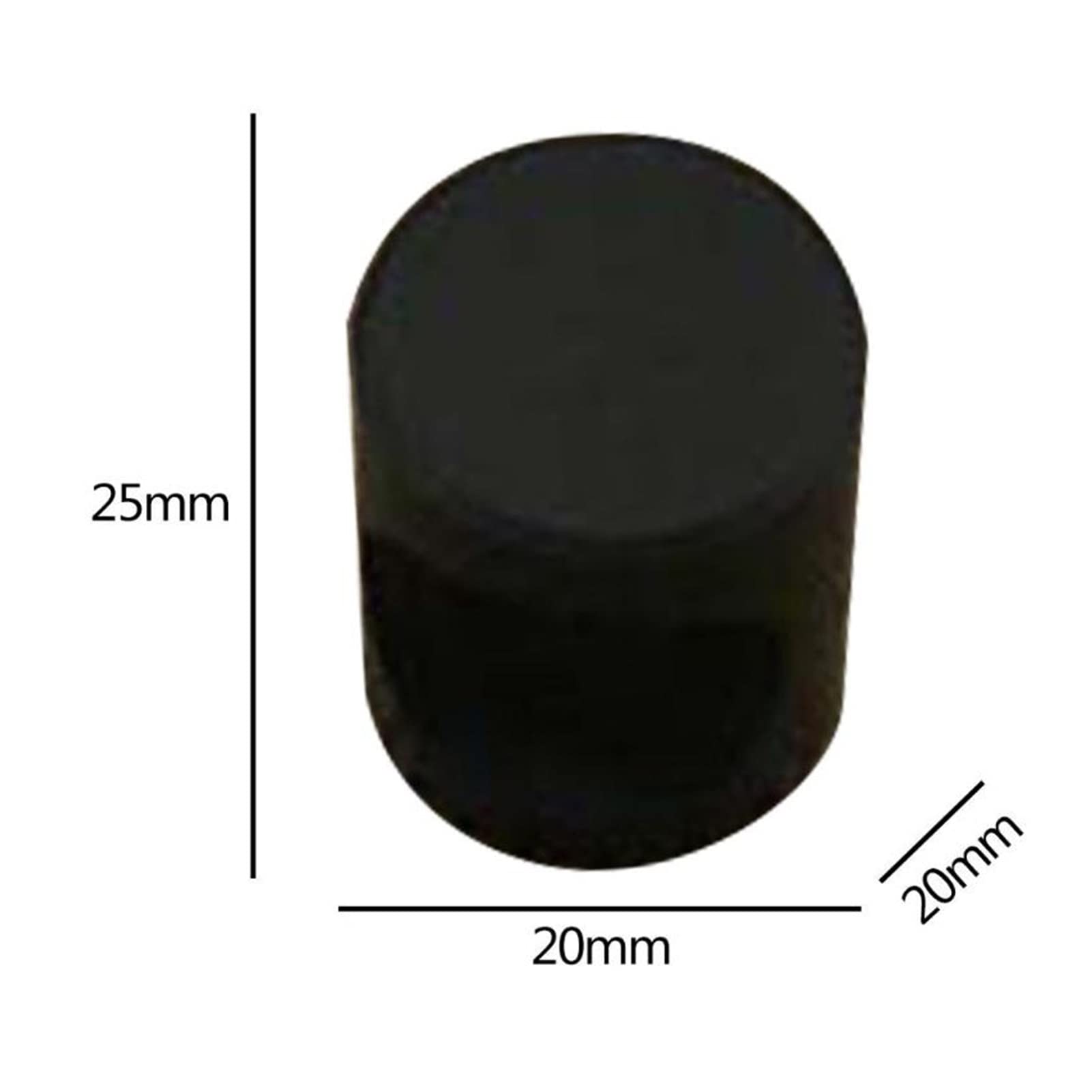 TRENTSNOOK Solid Aluminum Cabinet Handles - Small Kitchen & Bathroom Drawer Pulls - Single Hole Black Hardware for Modern Cabinets & Furniture - Perfect for Home Renovation & DIY Projects