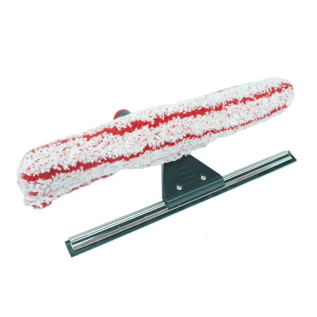Pulex TechnoDuo 14 Inch Professional Window Cleaner Scrubber and Squeegee Combo Kit - Streak-Free Cleaning for Home, Office, and Car Windows