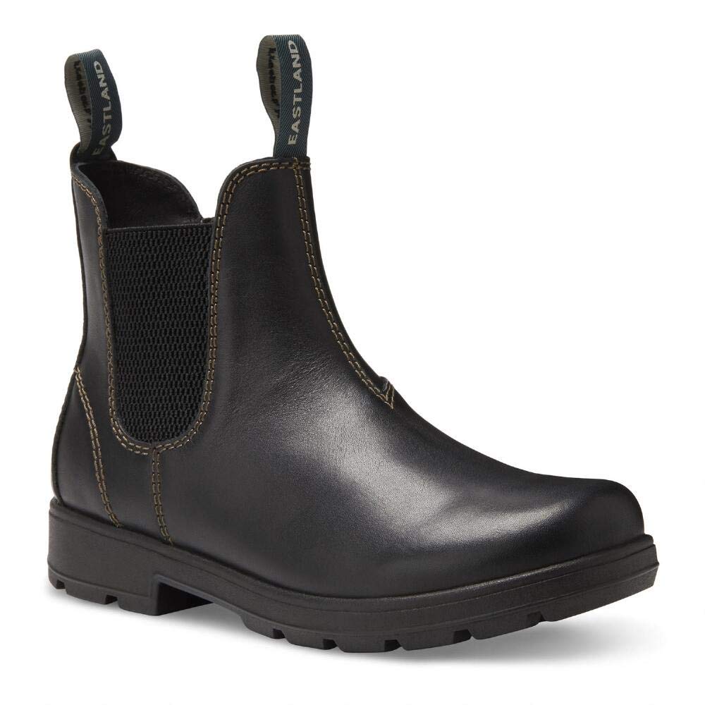 Eastland Men's Julius Black Leather Boots - Waterproof & Comfortable for Hiking, Outdoor & Casual Wear