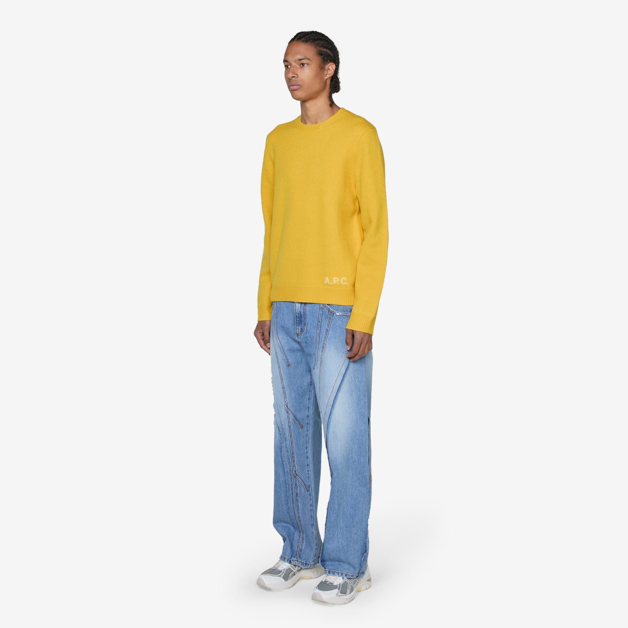 Edward Jumper Yellow - Stylish Knit Sweater for Men & Women | Perfect for Fall & Winter Outfits, Casual Wear & Layering