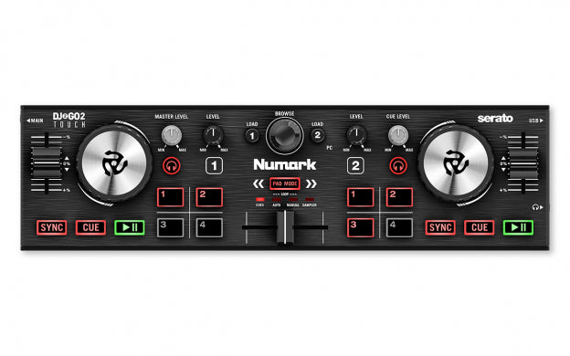DJ2GO2 Touch - Portable DJ Controller for Beginners & Pros | Perfect for Home, Parties & Live Performances