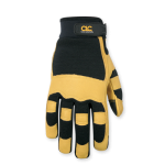 Premium CLC Top Grain Goatskin Leather Gloves with Reinforced Palm - Durable Work Gloves for Gardening, Construction & Outdoor Activities