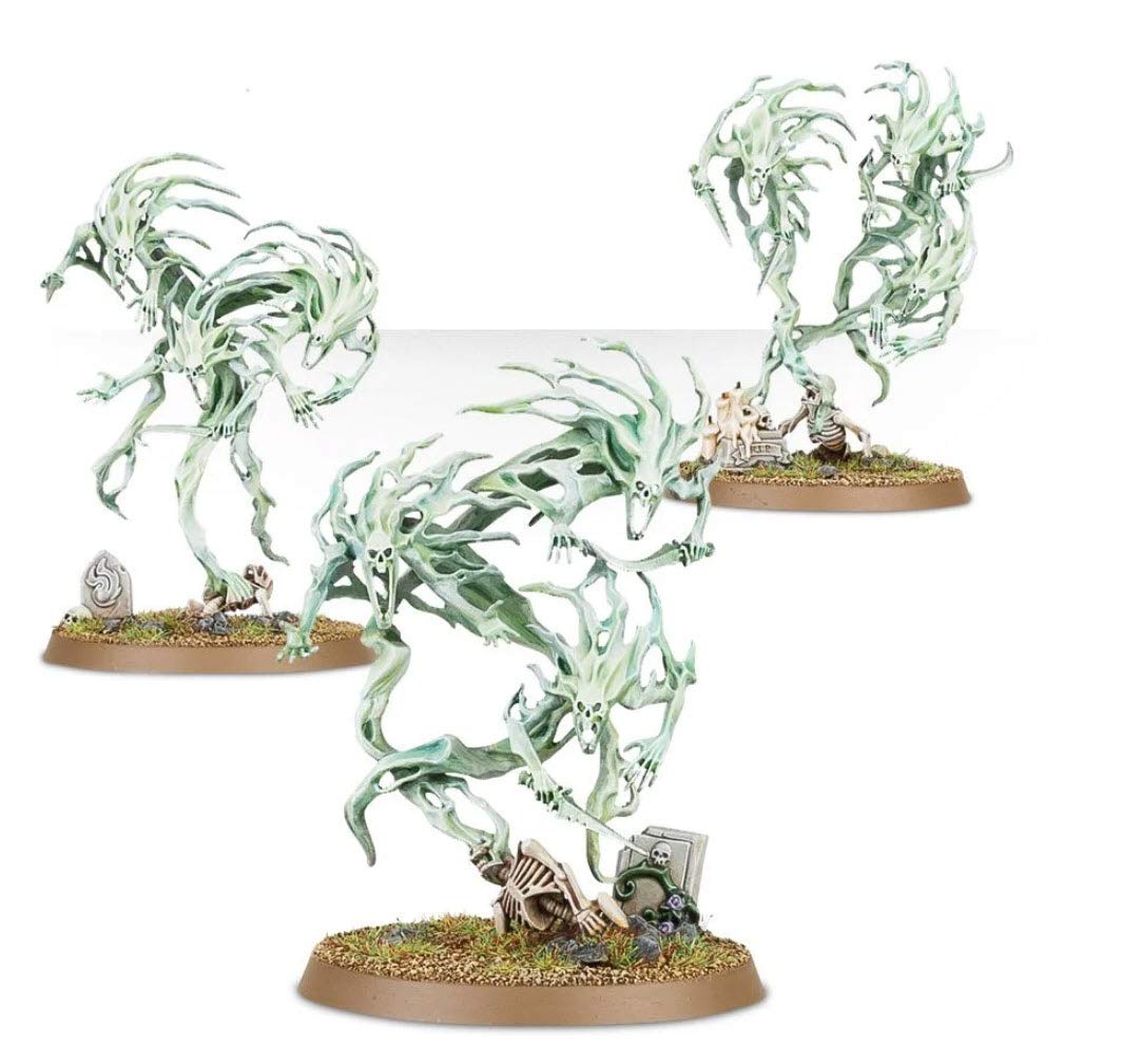 Nighthaunt Spirit Hosts Tabletop Miniature Set - Games Workshop 99120207030 - Black, Medium - Perfect for Warhammer Fantasy & AoS Battles