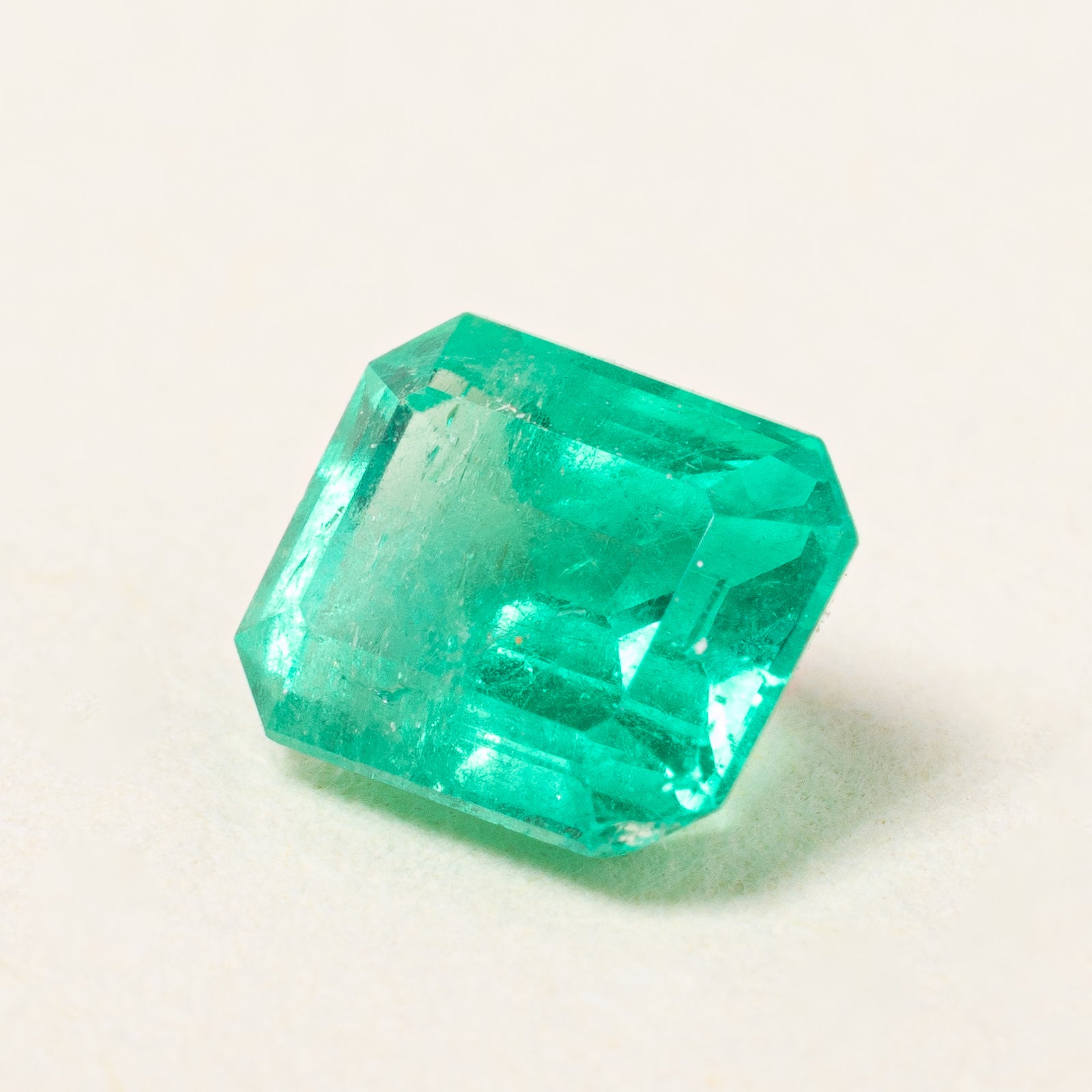 Rectangular Step Cut Loose Colombian Emerald Gemstone | 0.59 Carat | Natural Green Emerald for Jewelry Making, Engagement Rings & Fine Collections
