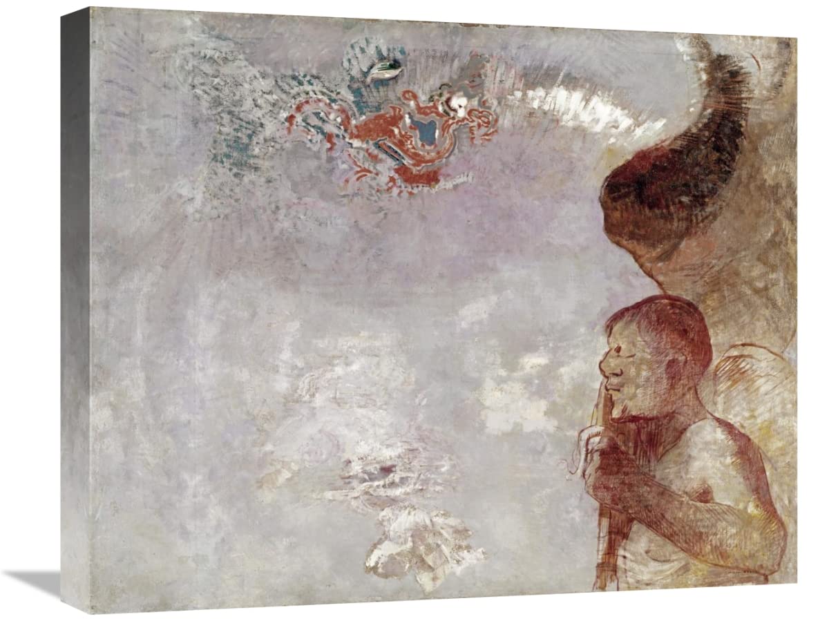 22 Inch Profile of a Man Art Print by Odilon Redon - Vintage French Symbolist Wall Decor for Living Room, Bedroom & Office
