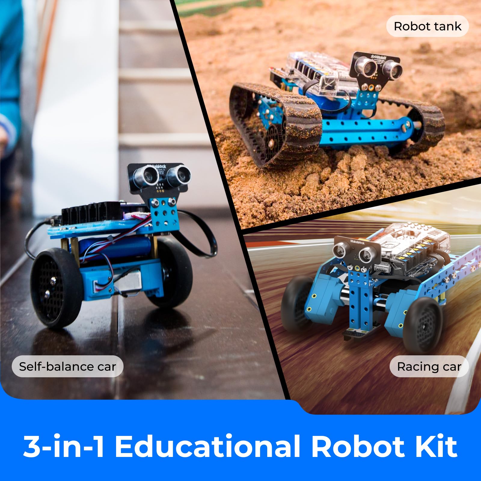 Makeblock mBot Ranger Robotics Kit - STEM Educational Robot with Bluetooth Remote Control for Kids & Teens | Coding, Programming & Engineering Learning Toy for School & Home Projects