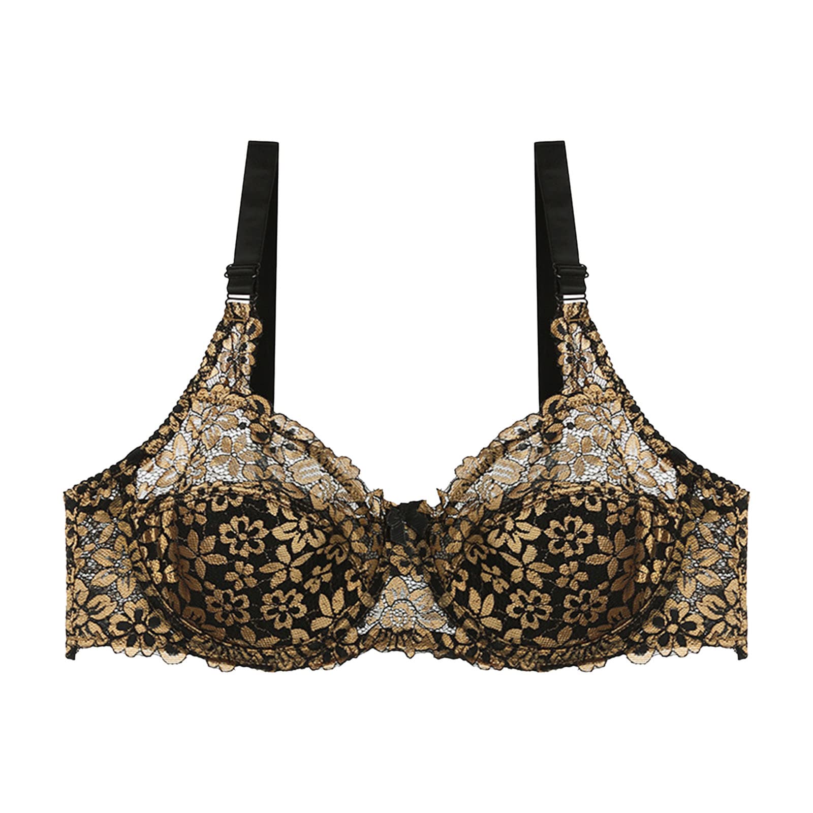 Sexy Lace Bralette for Women - Comfortable Wire-Free Cotton Bra, Breathable Everyday Lingerie | Perfect for Sleepwear, Lounge Wear & Casual Outfits