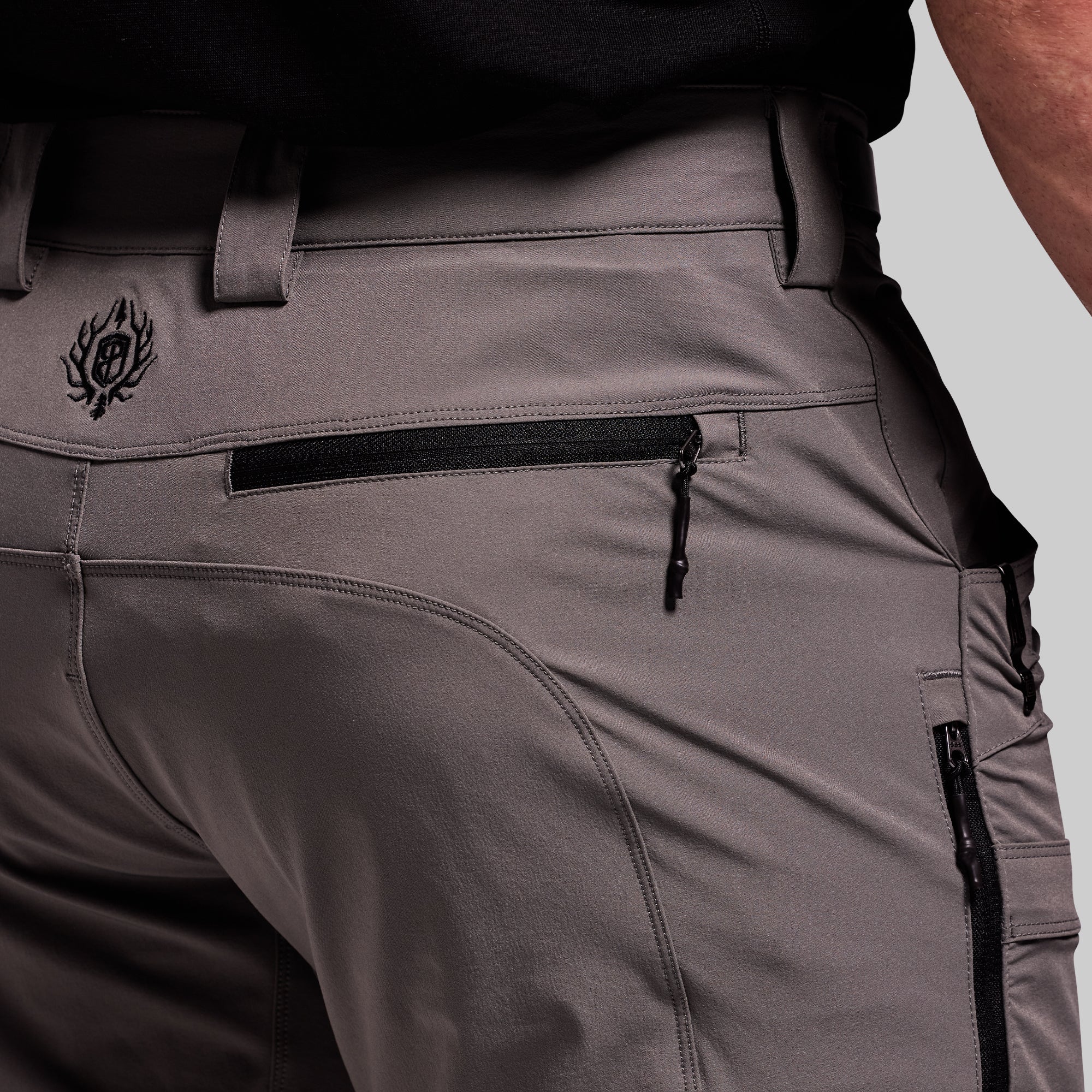 Men's Frontier Pant Light 2.0 - Water-Resistant Hiking Pants with Stretch (Wolf Grey) | Outdoor Adventure, Travel & Casual Wear