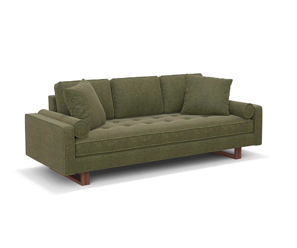 Olivia Sofa - Modern Comfortable Fabric Sofa for Living Room, Home & Office - Perfect for Relaxing, Entertaining & Small Spaces