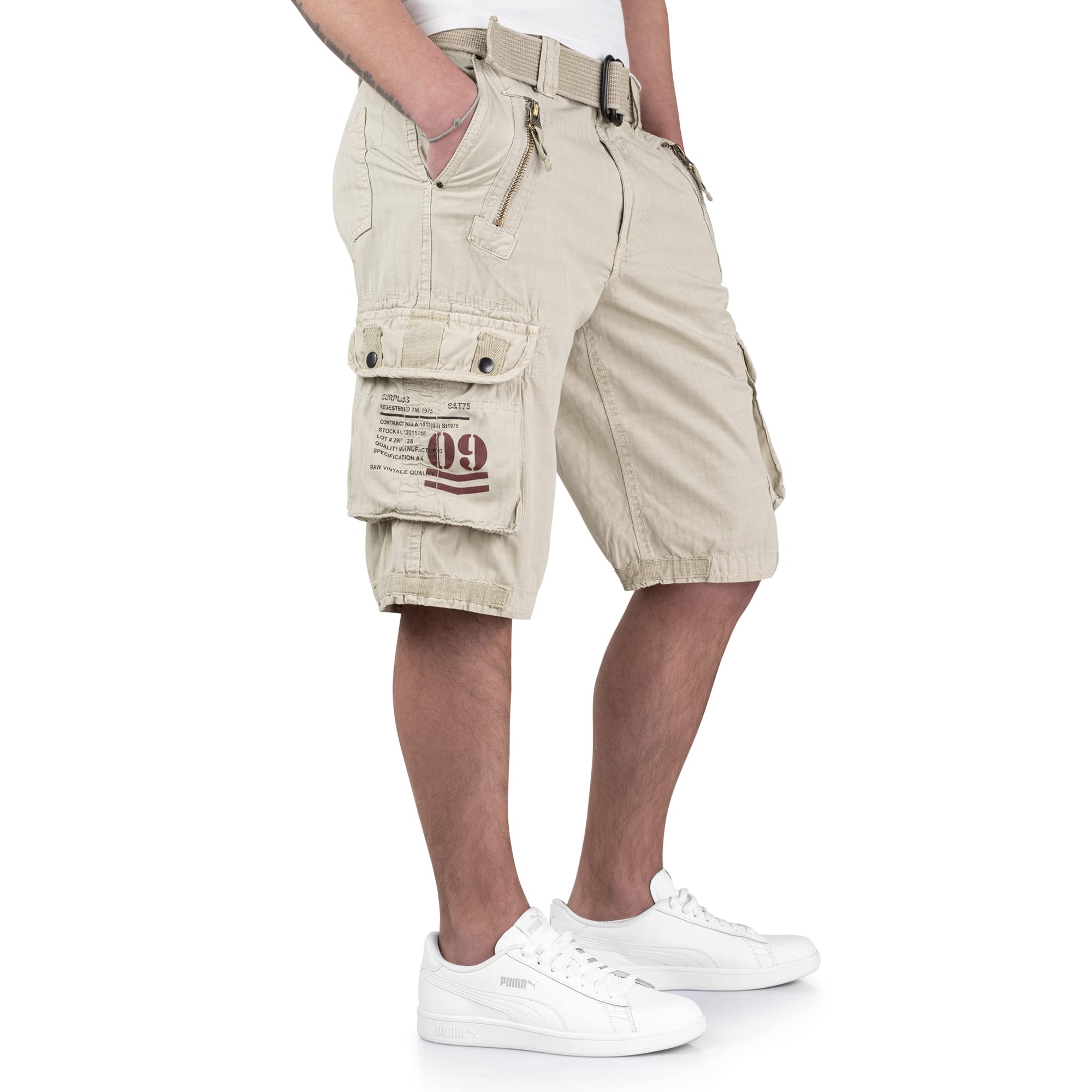 Royal Cargo Shorts for Men - Comfortable & Stylish Casual Summer Shorts with Multiple Pockets | Perfect for Outdoor Activities, Travel & Everyday Wear