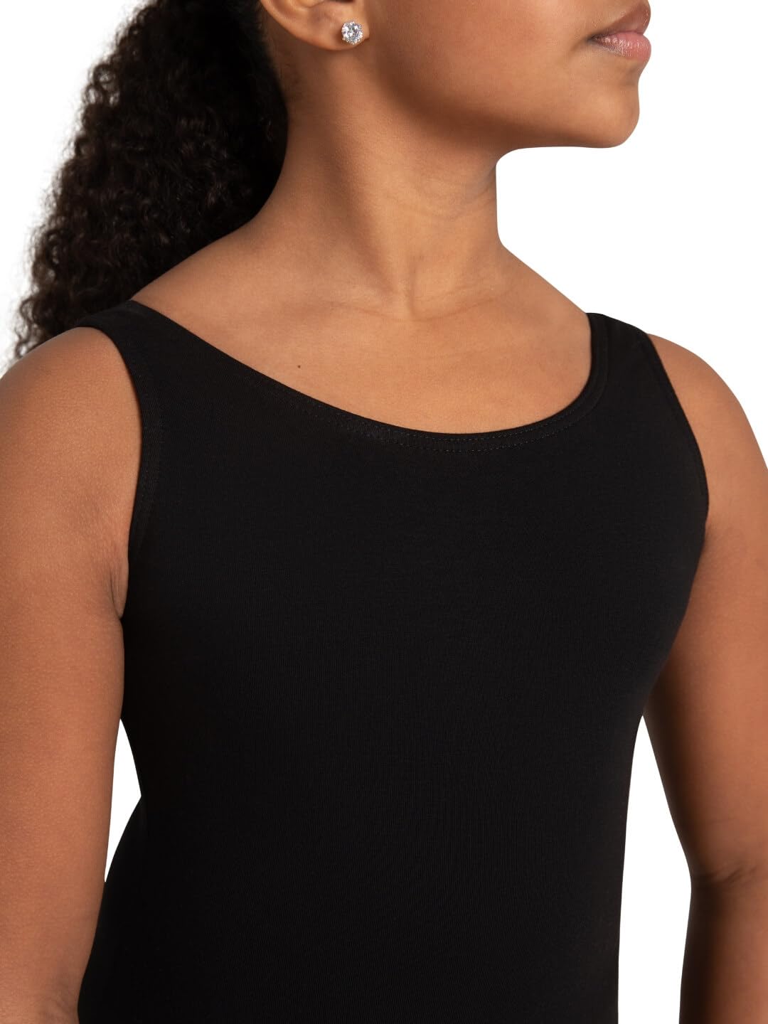 Capezio Girls High-Neck Tank Leotard for Ballet, Dance & Gymnastics - Comfortable Stretch Fabric for Practice & Performance