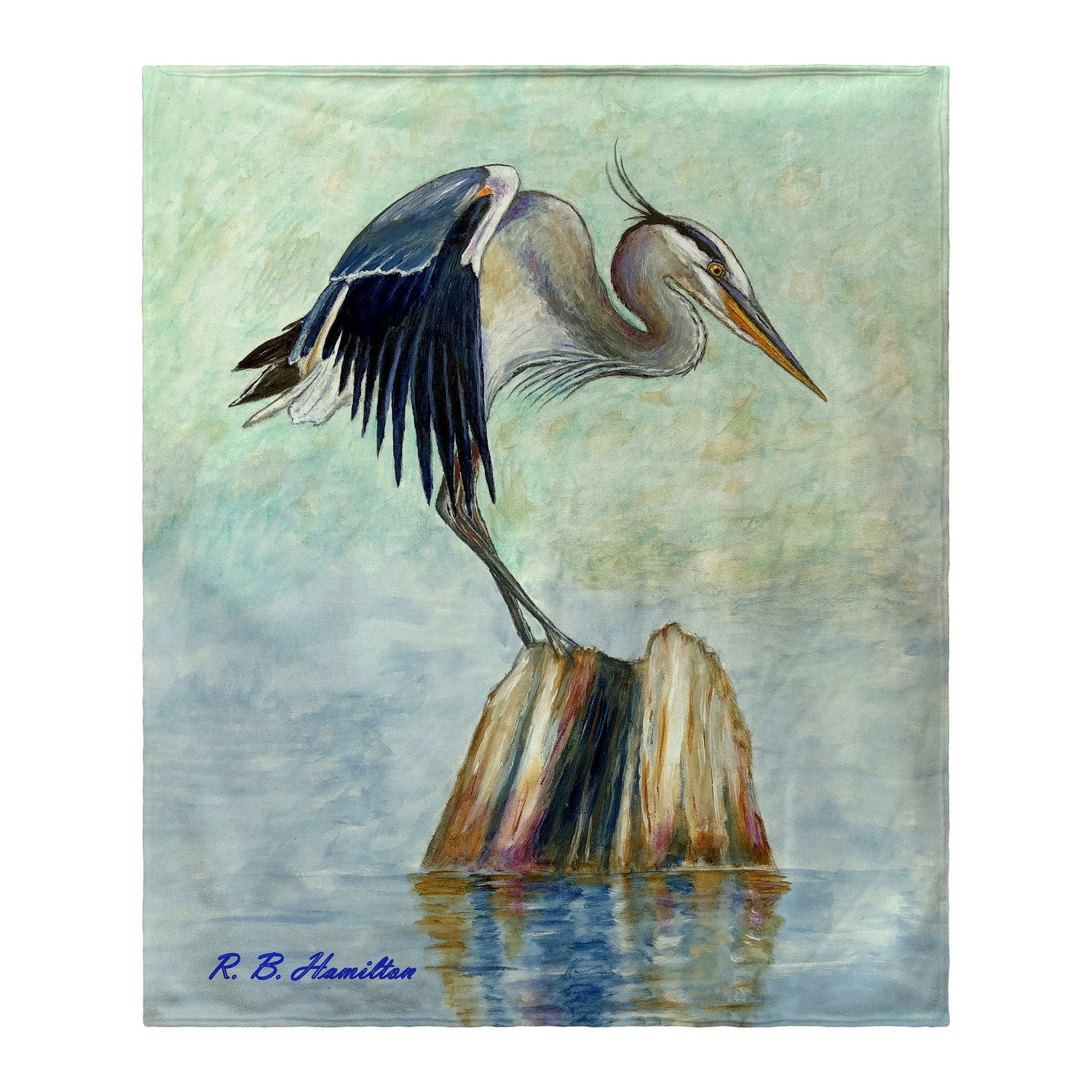 Balancing Heron Throw - Handmade Wooden Decorative Sculpture for Home & Office Decor | Perfect for Zen Gardens, Meditation Spaces & Gift Giving
