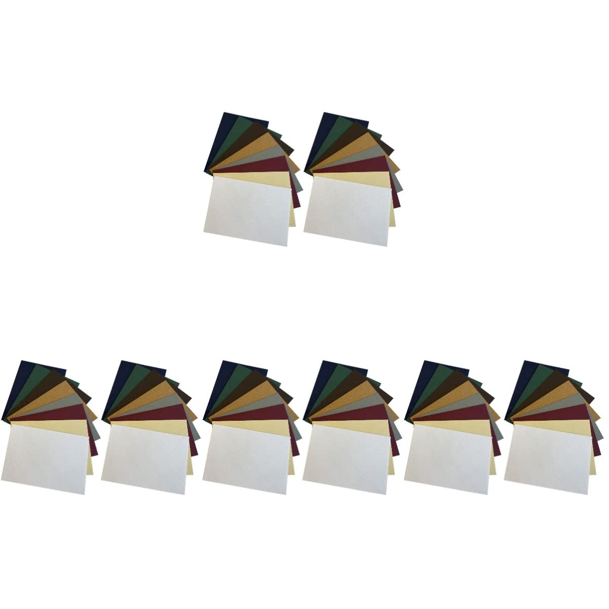 Vintage 5x7 Envelopes Set of 4 with 16 Retro Cards - Antique Style for Wedding Invitations, Thank You Notes & Special Occasions