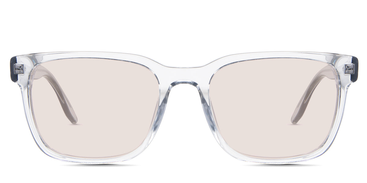 Wells Men's Prescription Tinted Glasses - UV Protection & Blue Light Blocking for Driving, Reading & Outdoor Activities