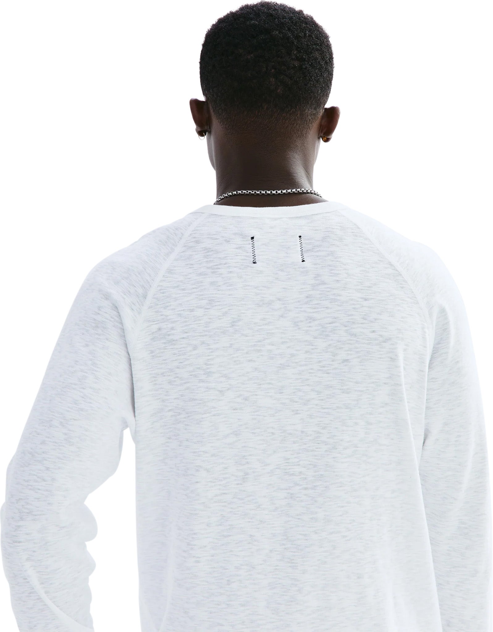 1x1 Slub Long Sleeve T-Shirt for Men - Comfortable Knitted Casual Shirt - Perfect for Everyday Wear, Office & Outdoor Activities