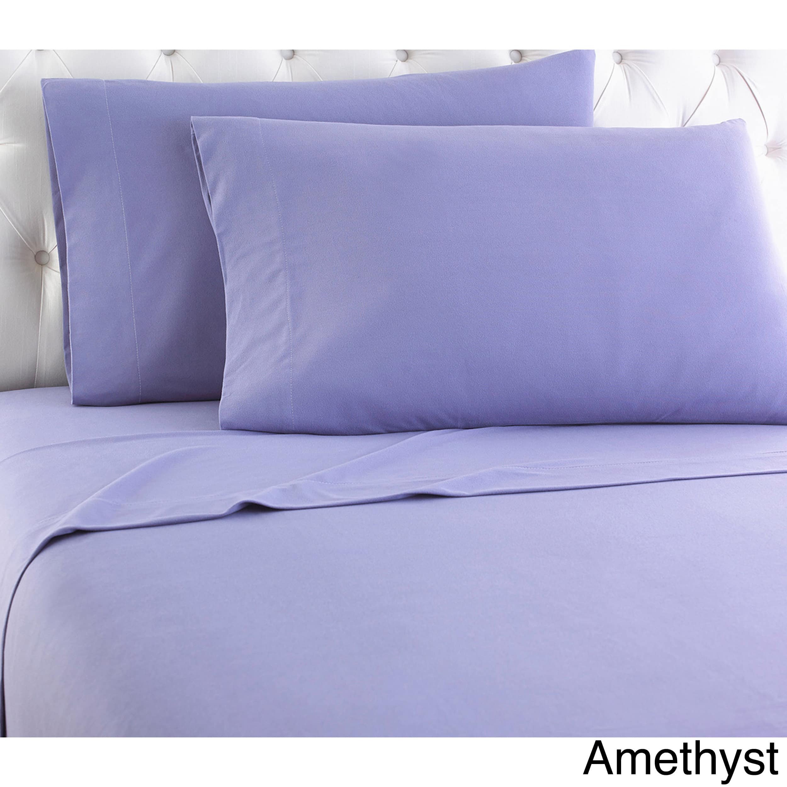 Premium Micro Flannel Sheet Set - Twin Size, Chocolate Brown - Ultra Soft & Cozy Bedding for Winter Warmth - Perfect for Cold Nights, Guest Rooms & Dorm Comfort