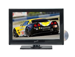 Supersonic SC 2412 24-Inch LED TV 60Hz with HDMI & USB Ports - Perfect for Bedroom, Kitchen, or Dorm Room Entertainment