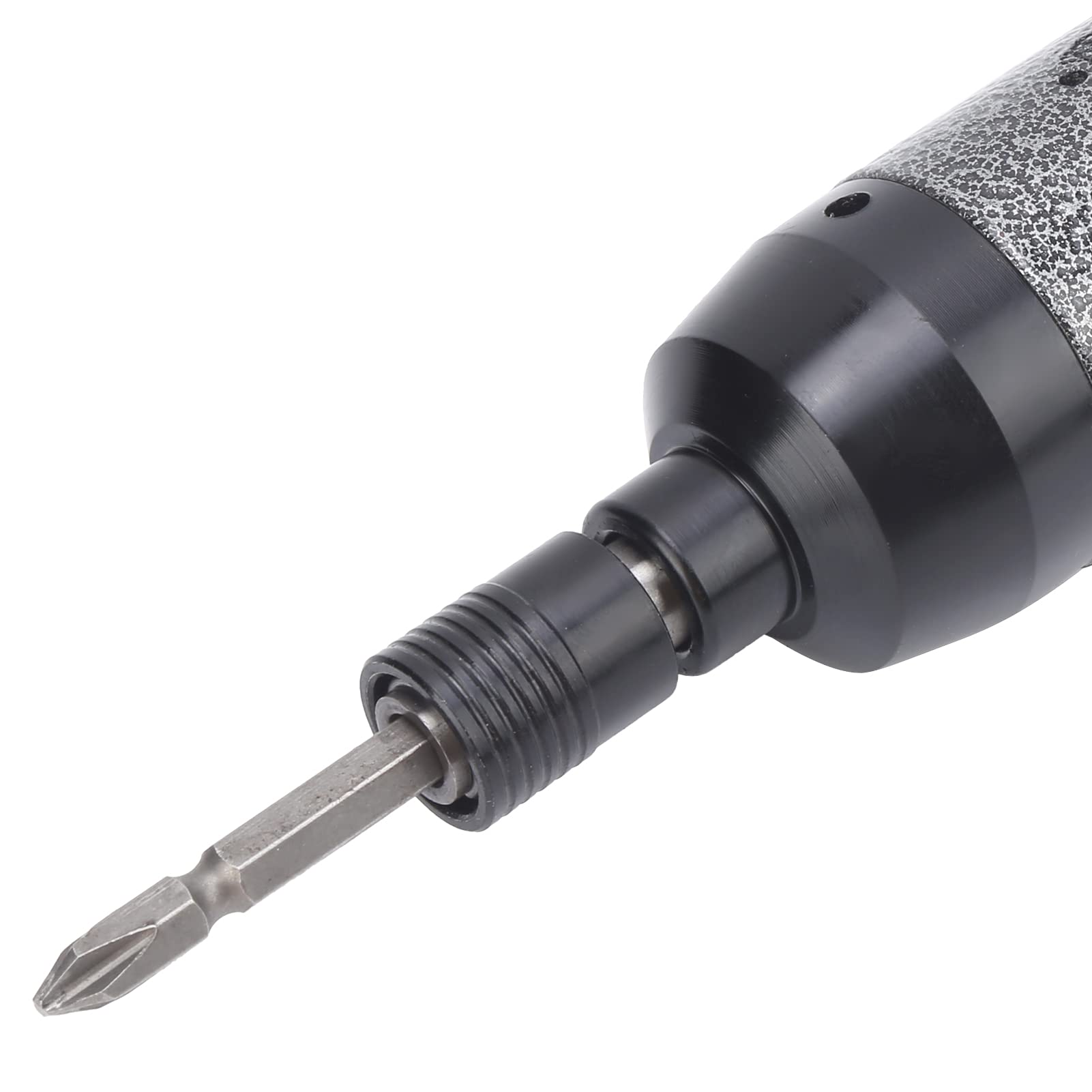 Industrial Grade Pneumatic Screwdriver - 5H KP-305K 9000RPM Straight Type Power Air Tool for Automotive Repair, Furniture Assembly & Metalworking