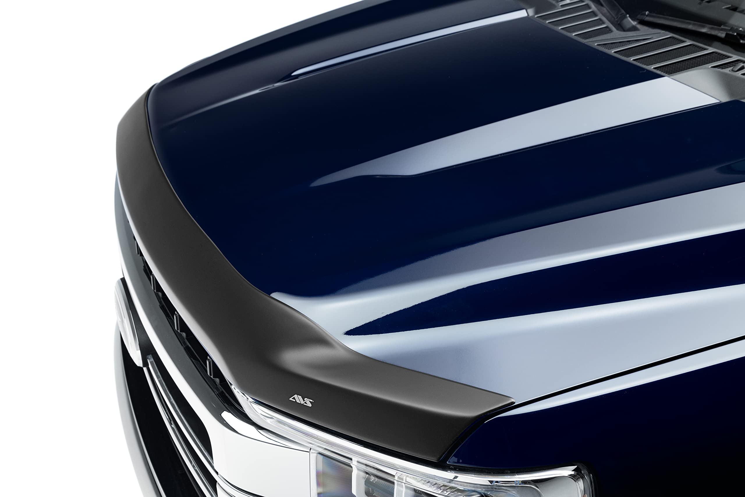 AVS Aeroskin Matte Black Hood Protector for 2009-2024 Ram 1500 (Excluding Sport/Rebel) | Low Profile Bug Deflector & Stone Guard | Truck Accessories for Off-Road Protection & Highway Driving