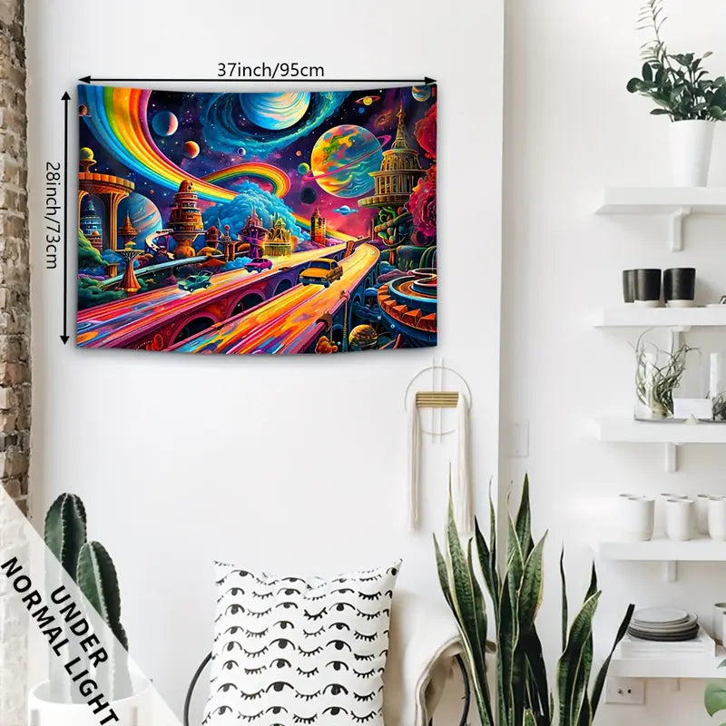 Cosmic Highway - Premium Space-Themed Wall Art for Home & Office Decor | Perfect for Astronomy Lovers & Sci-Fi Enthusiasts