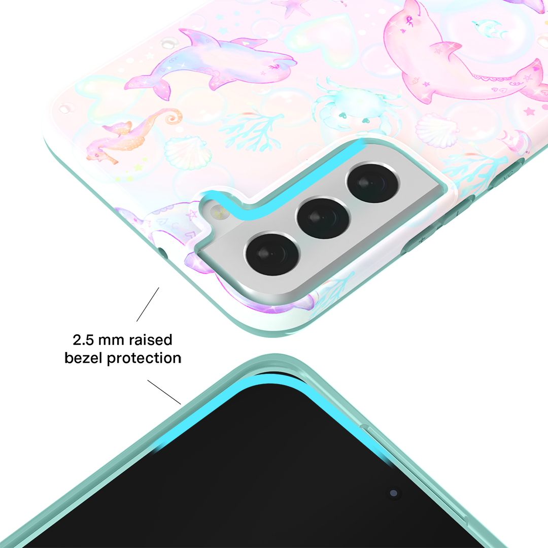 Aqua Angels Samsung Phone Case - Protective & Stylish Cover for Samsung Galaxy Series - Perfect for Everyday Use, Travel & Outdoor Activities