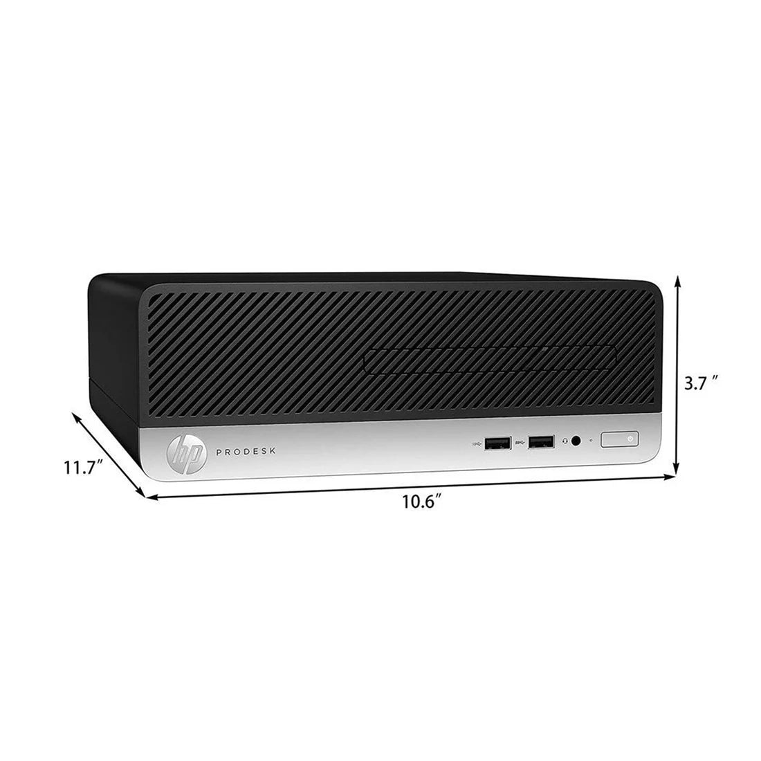 HP ProDesk 400 G4 SFF Business Desktop PC - Intel Core i5-7500 Quad-Core (7th Gen, up to 3.8GHz), 16GB RAM, 512GB SSD, Windows 10 Pro - DisplayPort, VGA, USB 3.0, WiFi, Bluetooth - Certified Refurbished with 1-Year Warranty | Perfect for Office Work, Home Use & Small Business Computing