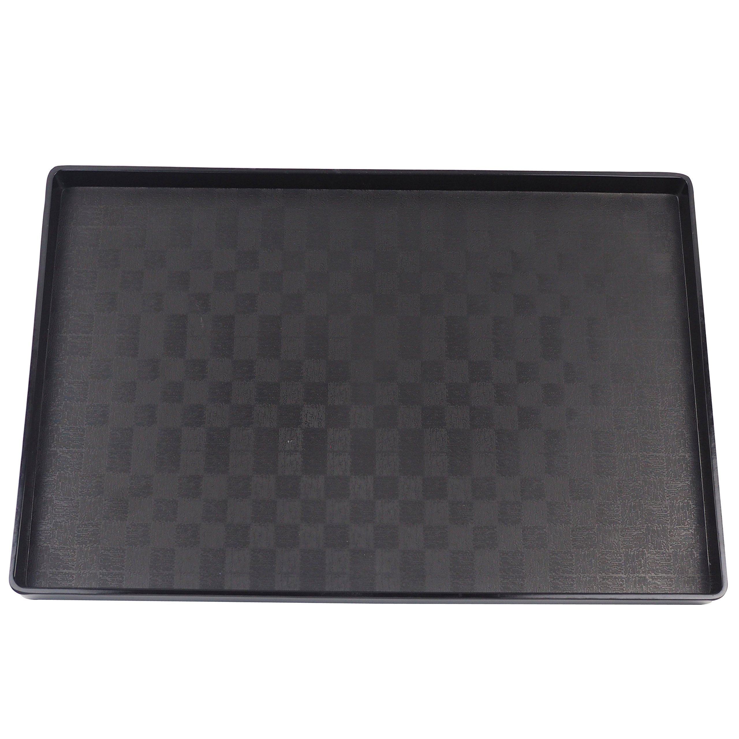 OMEM Large Reptile Food & Water Dish - Tortoise Feeding Bowl with Black Lattice Design - Perfect for Reptile Habitats, Terrariums & Turtle Tanks (Medium Size)