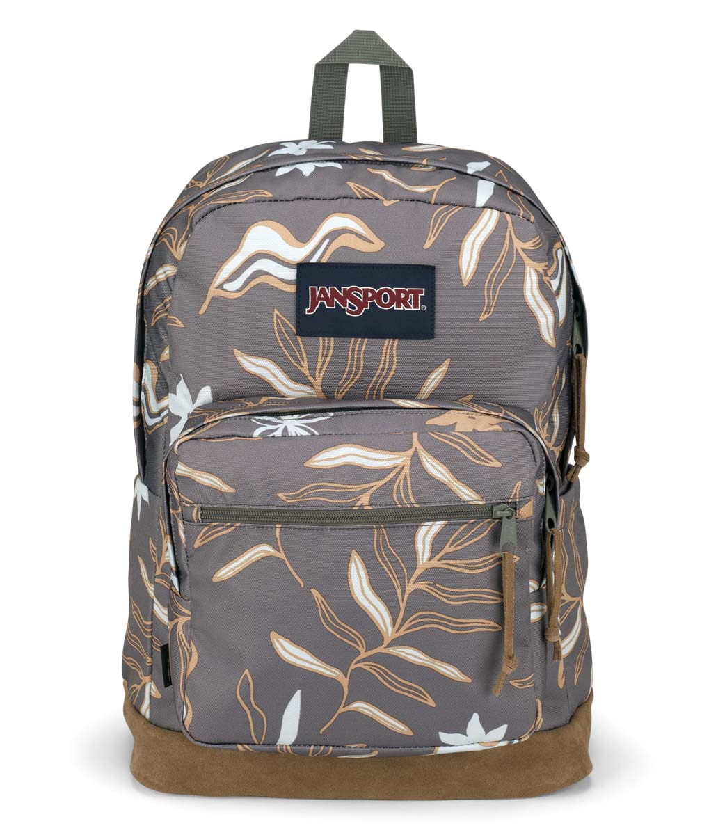 JanSport Right Pack Backpack - Lightweight Laptop Backpack for School, Travel & Work | Vacay Vibes Gray | Perfect for College Students, Commuters & Outdoor Adventures