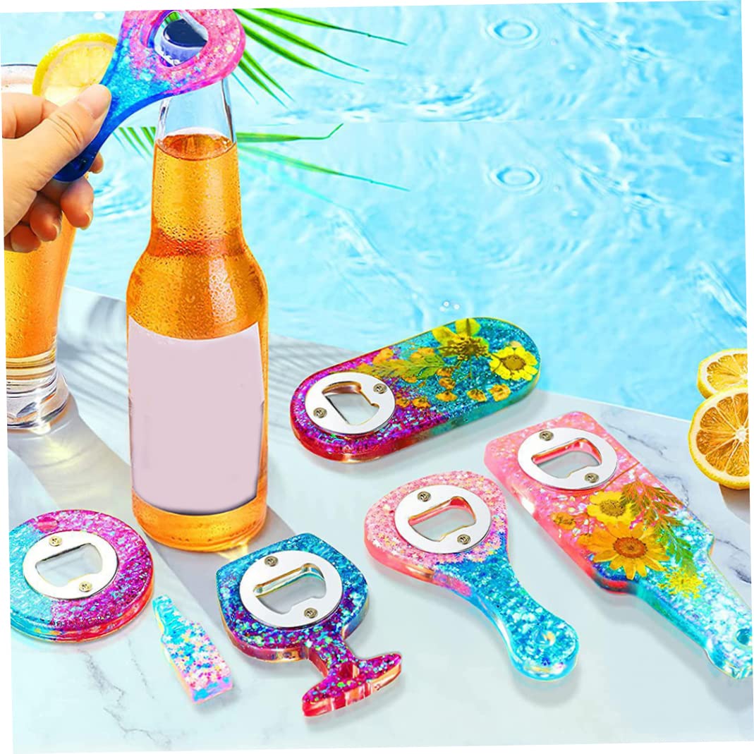 Premium Silicone Resin Mold Opener - Corkscrew & Bottle Opener for Beer, Wine & DIY Crafts - Perfect for Home Brewing, Resin Art Projects & Bar Accessories