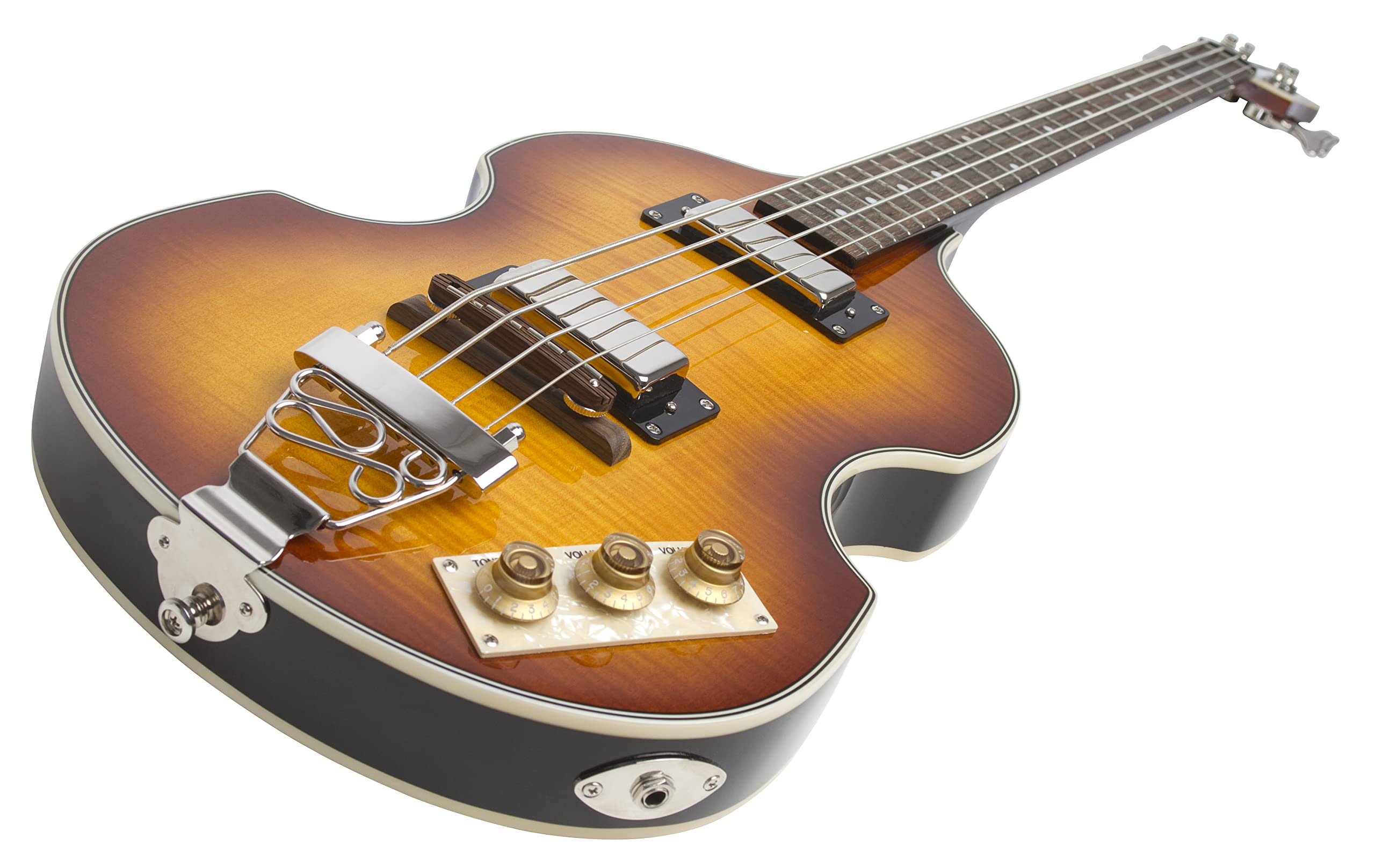 Epiphone Viola Electric Bass Guitar - Vintage Sunburst Finish | 4-String Bass for Rock, Jazz & Blues Performances