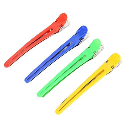 24PCS Duckbill Hair Clips - Professional Aluminum Hairdressing Pins for Salon & Barber - Non-Slip Sectioning Clips for Hair Styling & Cutting - Perfect for Hairdressers, Stylists & Home Use