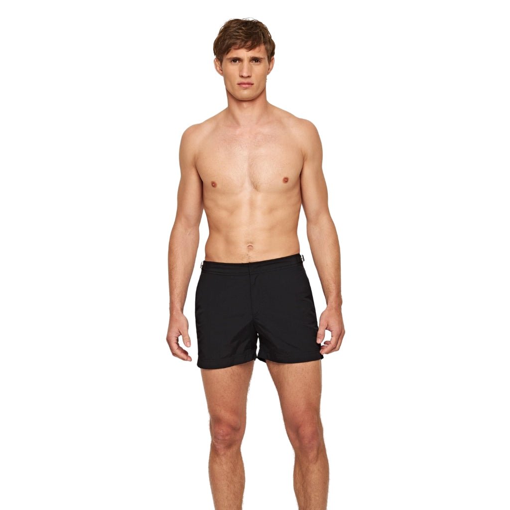 ORLEBAR BROWN Men's Setter Swim Shorts - Quick-Dry, UPF 50+ Swim Trunks for Beach, Pool & Vacation - Black