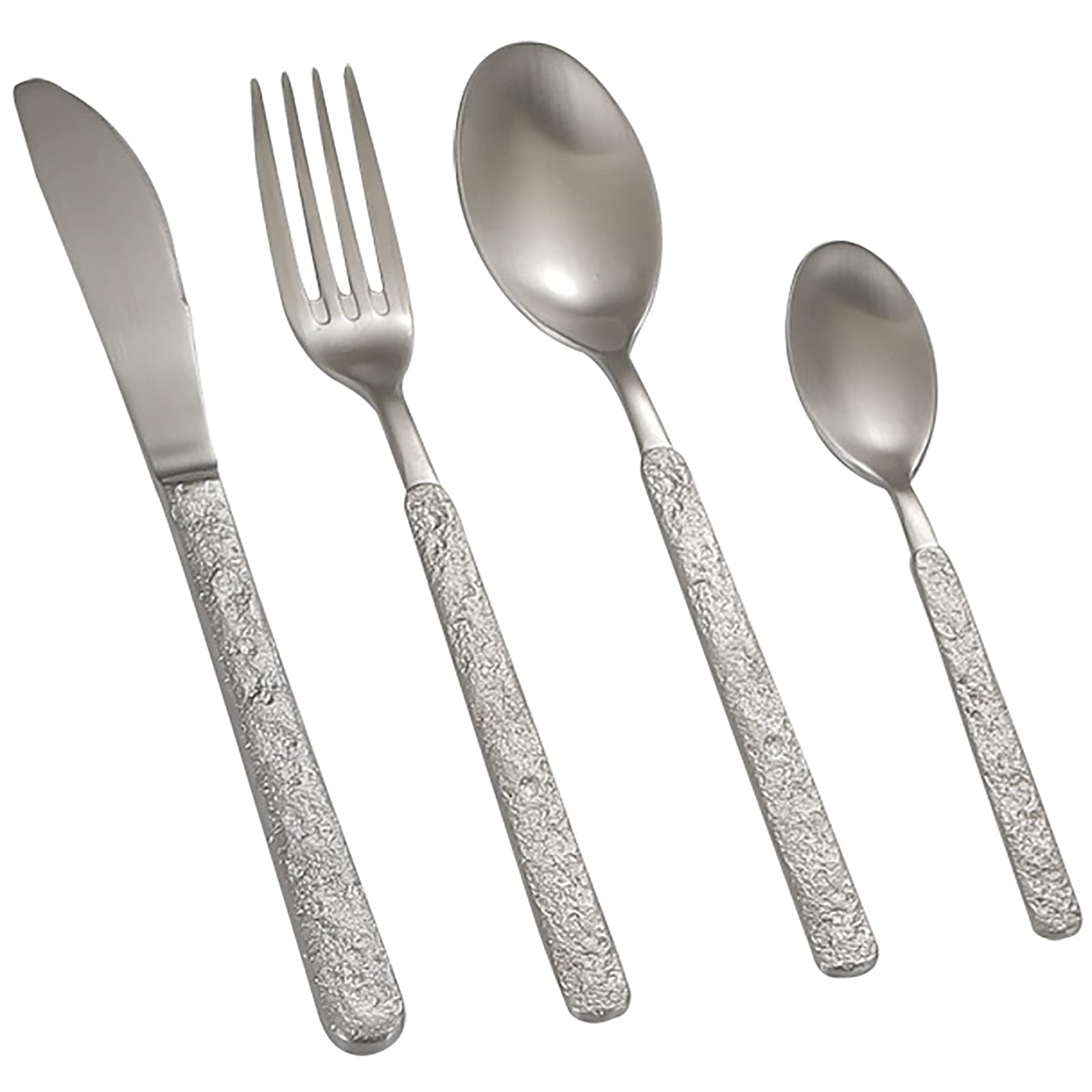 Premium 24-Piece Stainless Steel Silverware Set - Mirror Finish Flatware for 6 (12 Forks & 12 Spoons) - Dishwasher Safe Kitchen Cutlery Set - Elegant Dining Utensils for Home, Restaurant & Gift Giving