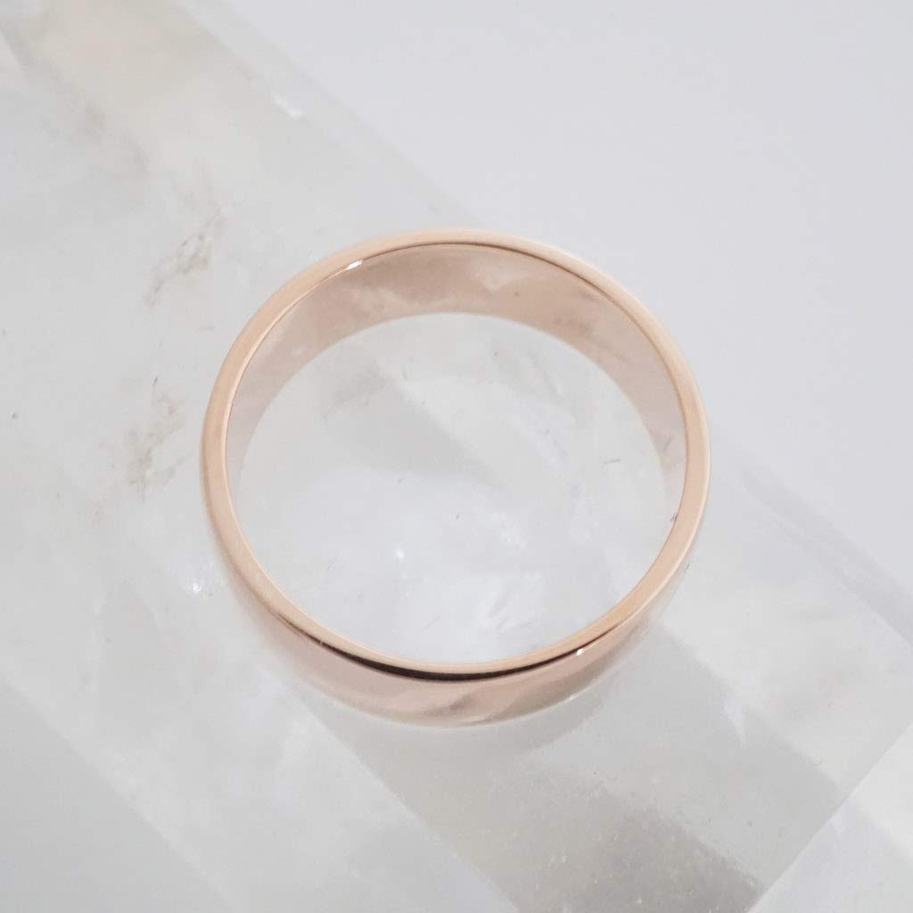 Honeycat Bold Band Ring - Minimalist & Delicate Jewelry in Gold, Rose Gold or Silver (Rose Gold, Size 6) | Perfect for Everyday Wear, Gift Giving & Special Occasions