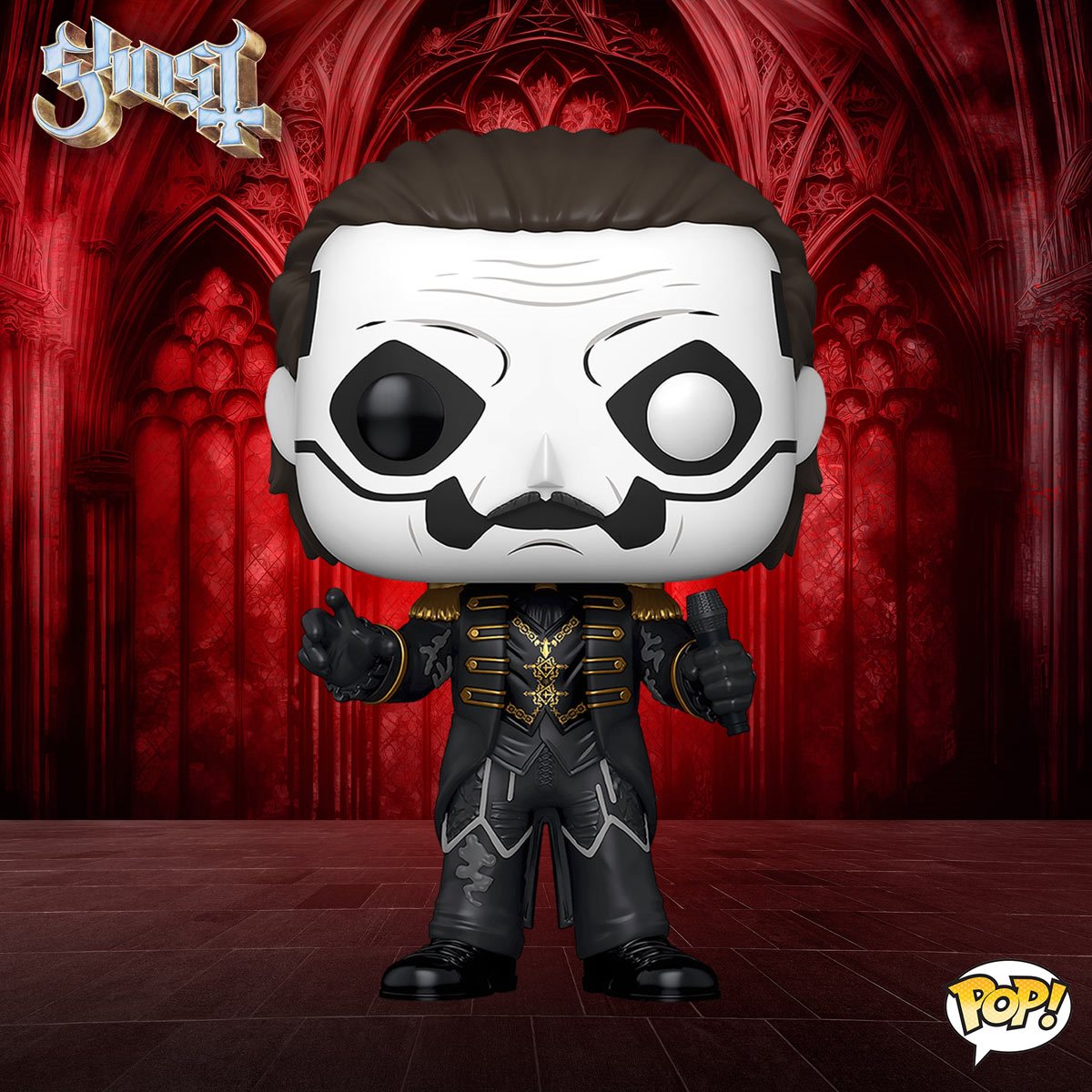 Ghost - Papa Emeritus IV Funko Pop! Vinyl Figure #336 - Exclusive Collectible for Metal Music Fans & Pop Culture Enthusiasts - Perfect for Display, Gifts & Themed Decor