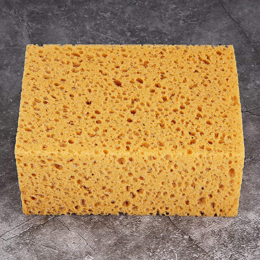 Qiilu Car Washing Sponge - Non-Slip Square Sponge Cleaner for Car, Auto & Motorcycle (1pc) - Perfect for Hand Wash, Detailing & Vehicle Maintenance