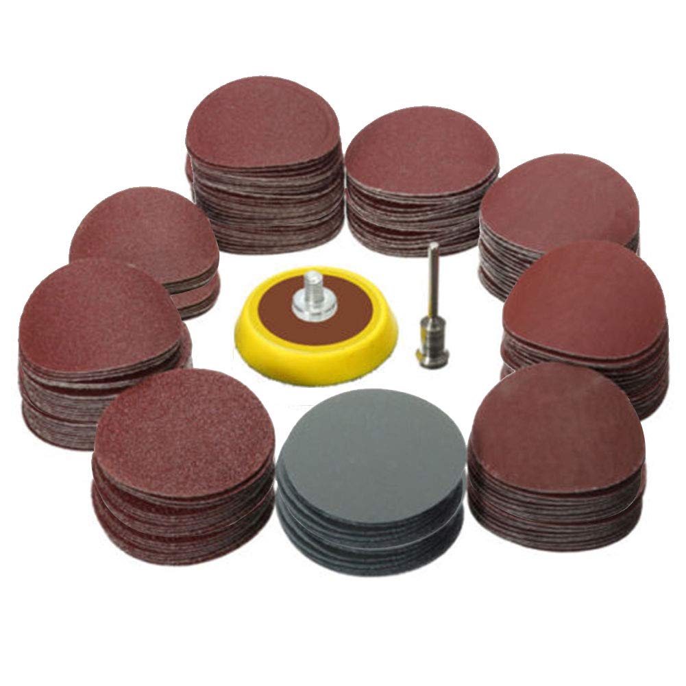 300PCS 1 Inch Sanding Discs with 1/8