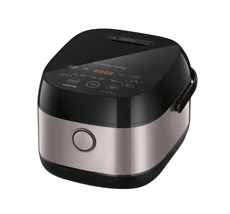 Toshiba 1.8L IH Rice Cooker RC-18IH1TAU(N) - Premium Induction Heating Rice Cooker for Perfect Fluffy Rice - Ideal for Home, Dorm & Small Kitchen Use