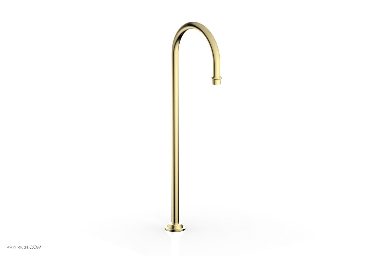 HENRI 161 52 Floor Mount Spout - Premium Stainless Steel Bathroom Faucet for Sink, Basin & Vanity - Perfect for Modern Home, Hotel & Commercial Use