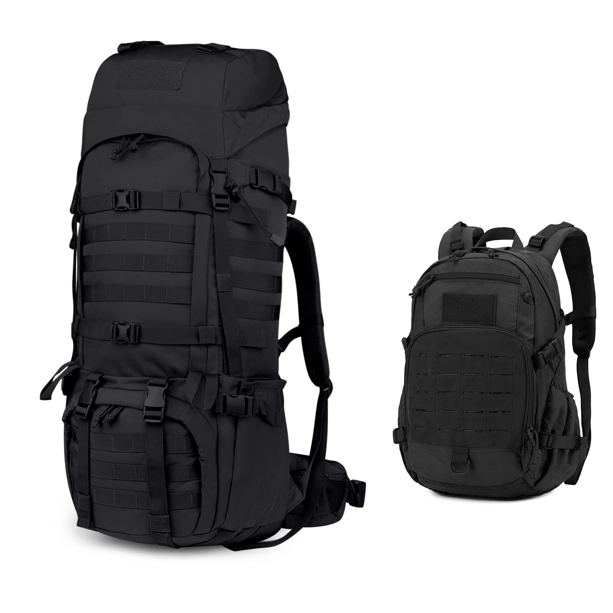 Mardingtop 60L Hiking Backpack with 17L Hydration Pack - Lightweight Waterproof Camping Backpack Set for Outdoor Adventures, Trekking & Travel