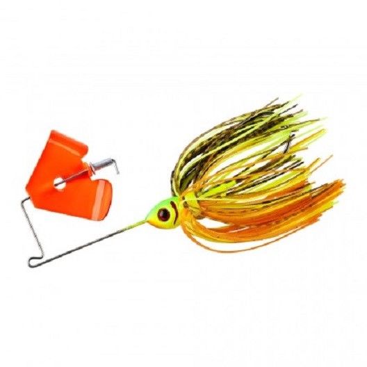 Booyah Pond Magic Buzzbait 1/8 oz Fishing Lure - Topwater Bass Fishing for Freshwater & Saltwater - Perfect for Pond, Lake, and River Fishing