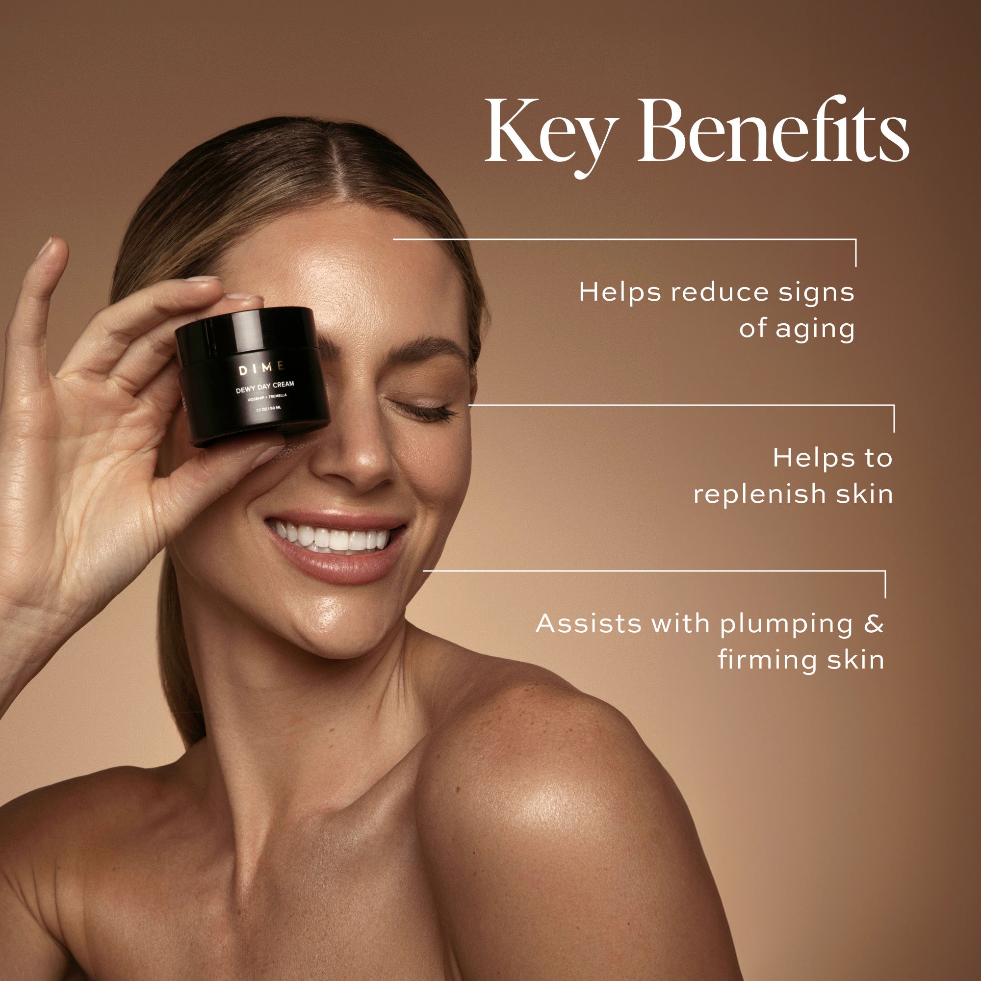 Dewy Day Cream Moisturizer - Hydrating Face Moisturizer for Dry Skin | Day & Night Cream for Glowing Skin | Perfect for Daily Skincare Routine & Makeup Prep