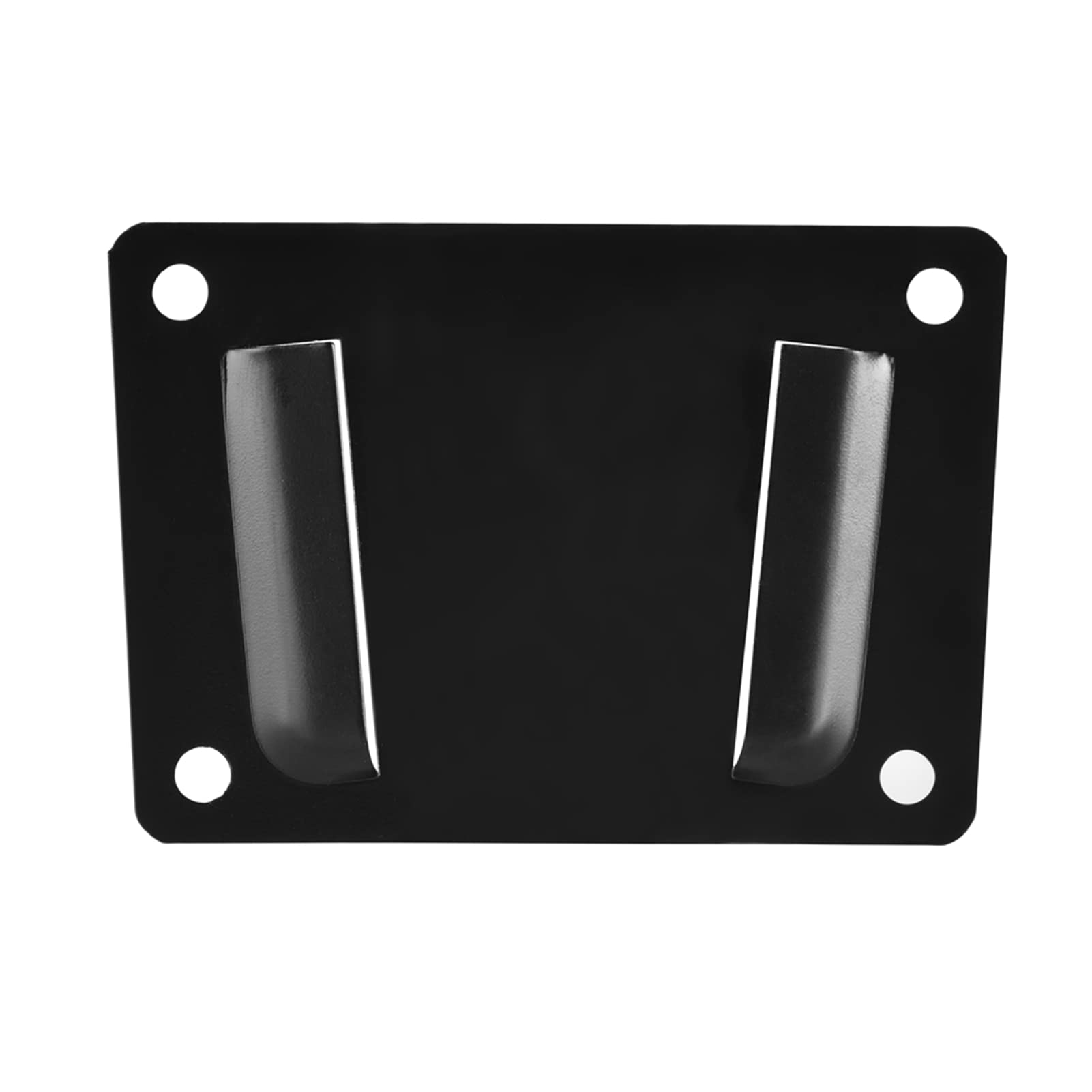 Adjustable Wall Mount Bracket for 12-24 Inch LCD LED Monitors & TV Screens - Heavy Duty VESA Compatible Black Stand for PC Workstation & Home Office Setup