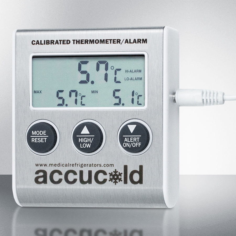 Accucold Temperature Alarm Kit - Wireless Freezer & Refrigerator Alarm with High/Low Alerts for Home, Restaurant & Lab Use